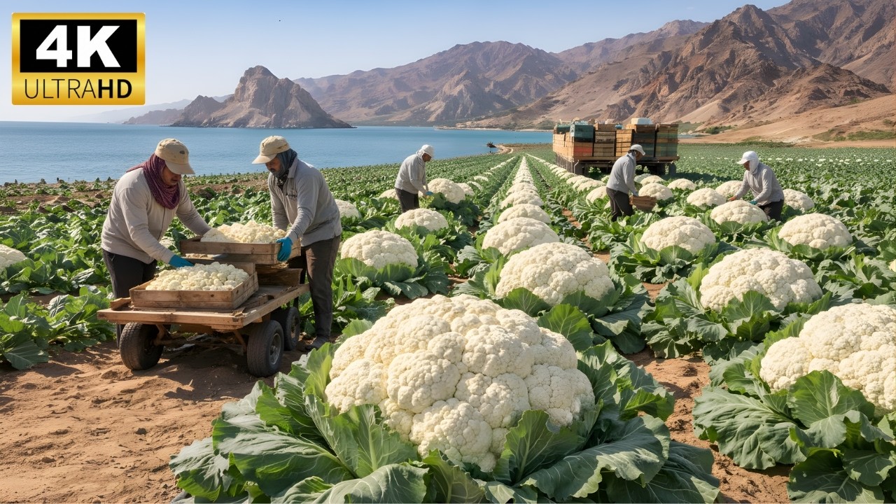 They Built The World's Largest Cauliflower Farm in Iran's Strait Hormuz &mdash; The Results Were Shocking