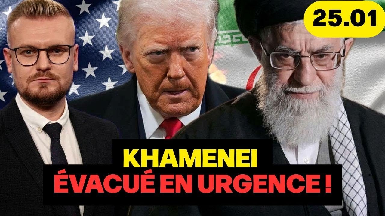 URGENT : L’Iran déclare la guerre aux USA ! Khamenei évacué d’urgence dans un bunker !