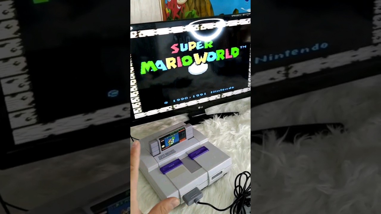 Como ligar Super Nintendo? funciona em smart TV? #ceduh