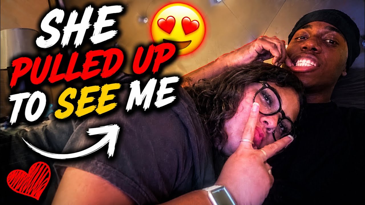 SHE PULLED UP TO SEE ME !!