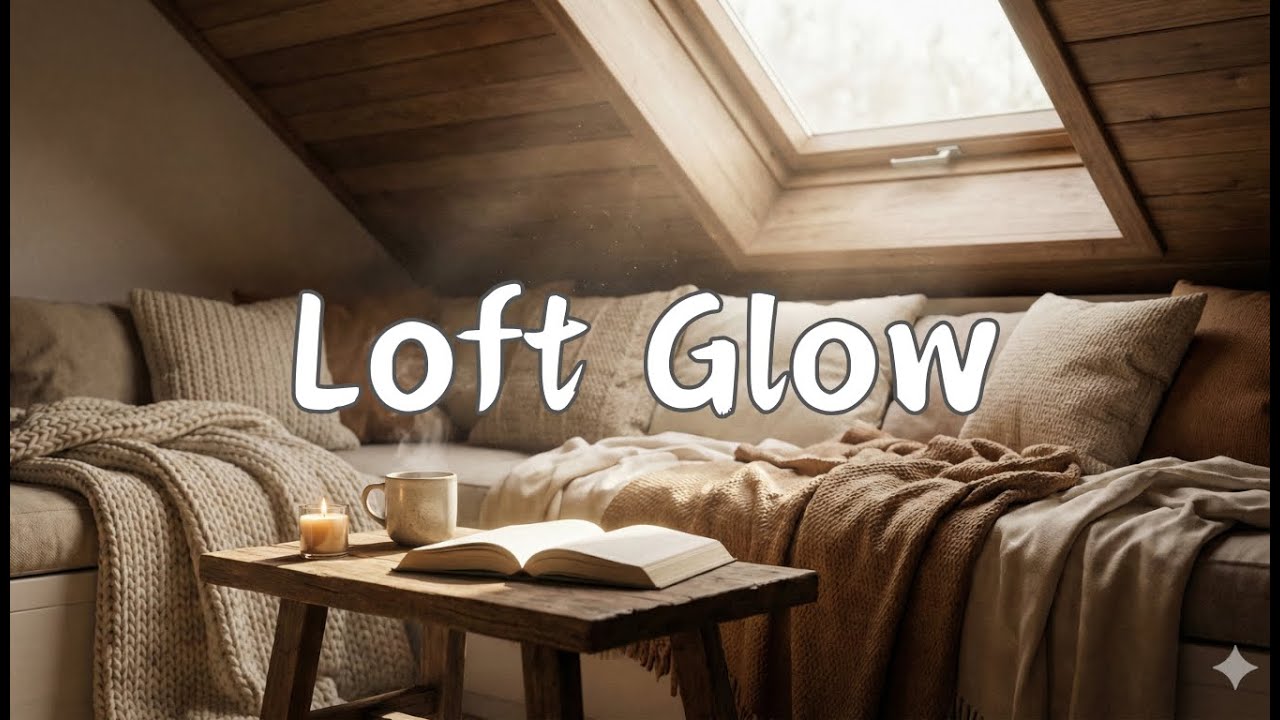 Cozy Loft Reading ☕ Warm Winter Ambience for Focus, Study & Relax (3 Hours)