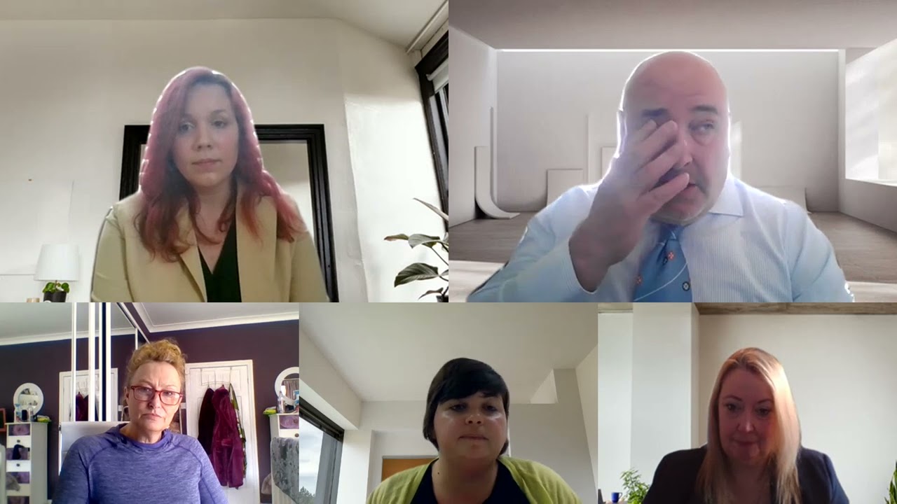 Virtual interview role play