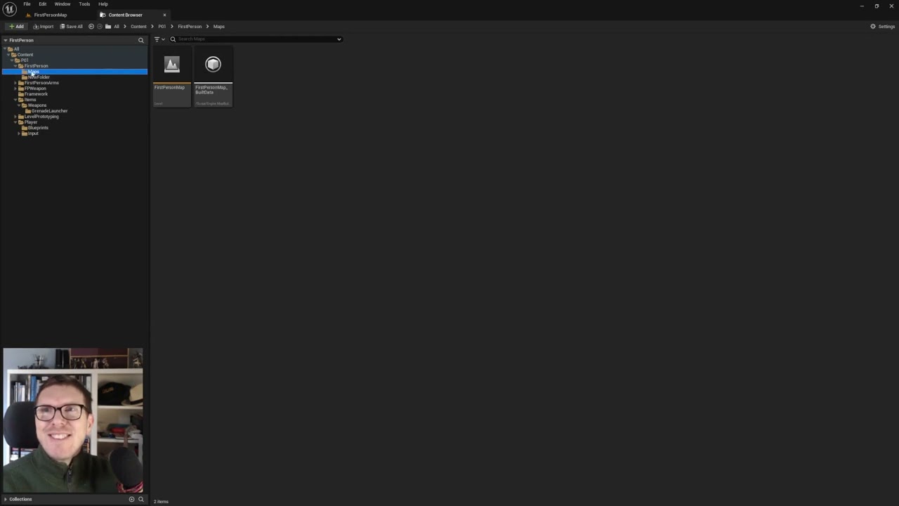 01 - FPS - UE5 - Project Structure. Humble Beginnings