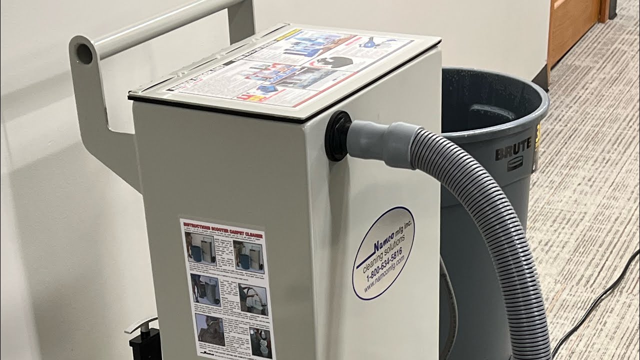 Namco Husky scooter carpet extractor tests and overview ￼ 