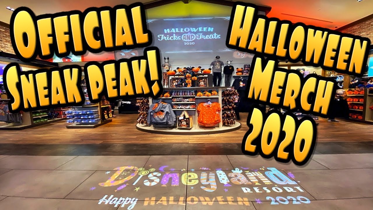 SNEAK PEAK Halloween Merch 2020 at World of Disney! | Downtown Disney | Anaheim