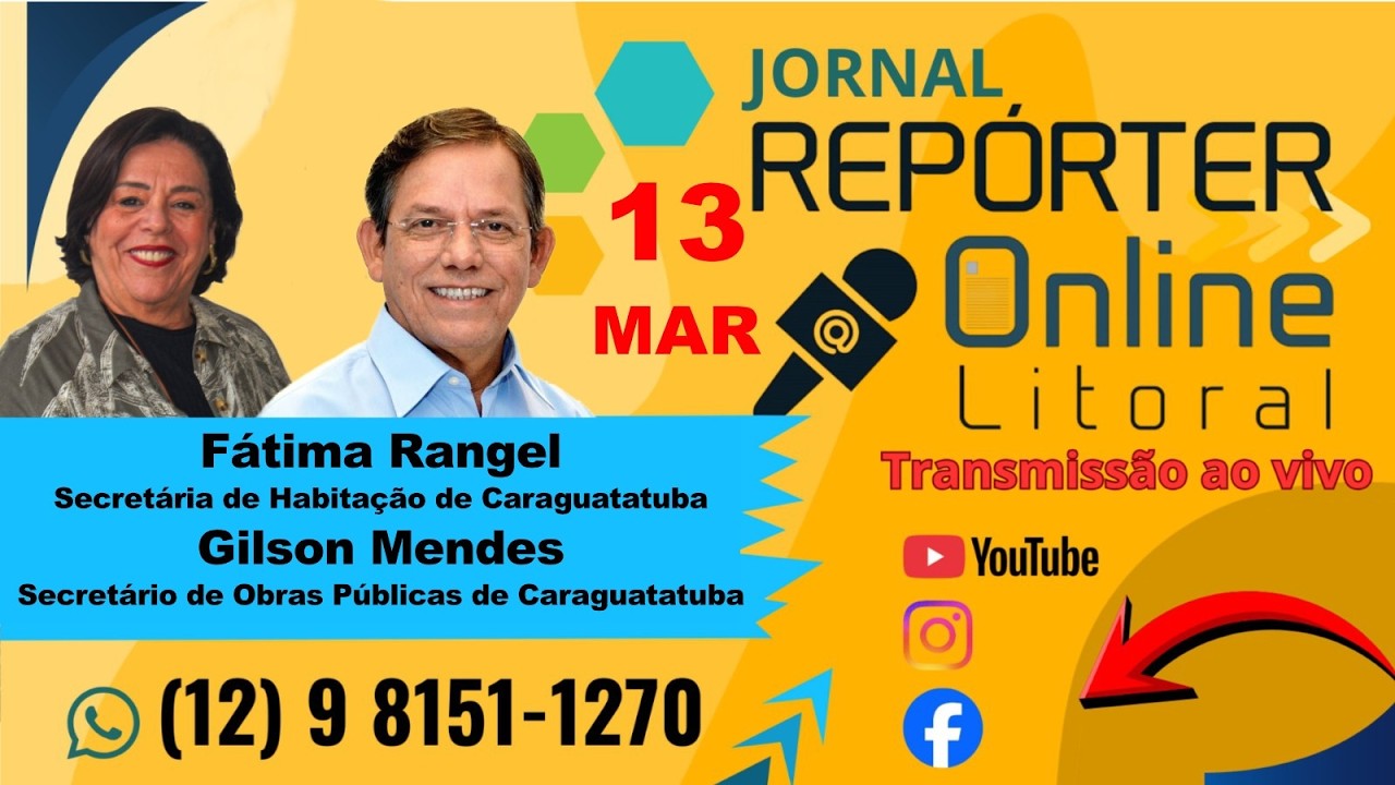 JORNAL REPÓRTER ONLINE LITORAL - 13 | 03 | 2026