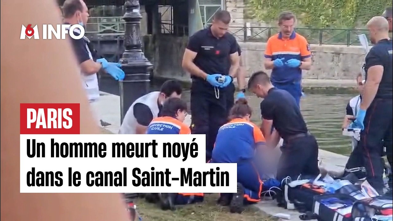 Un homme meurt noy&eacute; dans le canal Saint-Martin &agrave; Paris