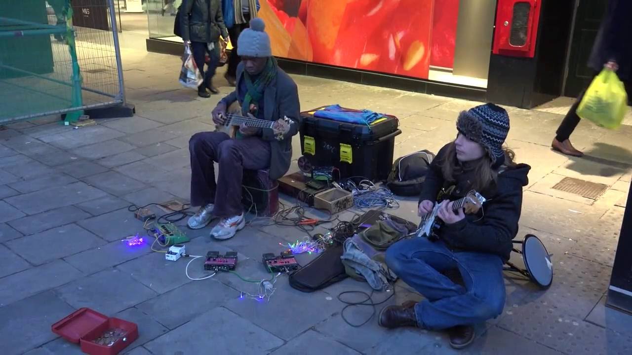OJAY & JACK Grooving up Northumberland St filmed by Michael Boyers