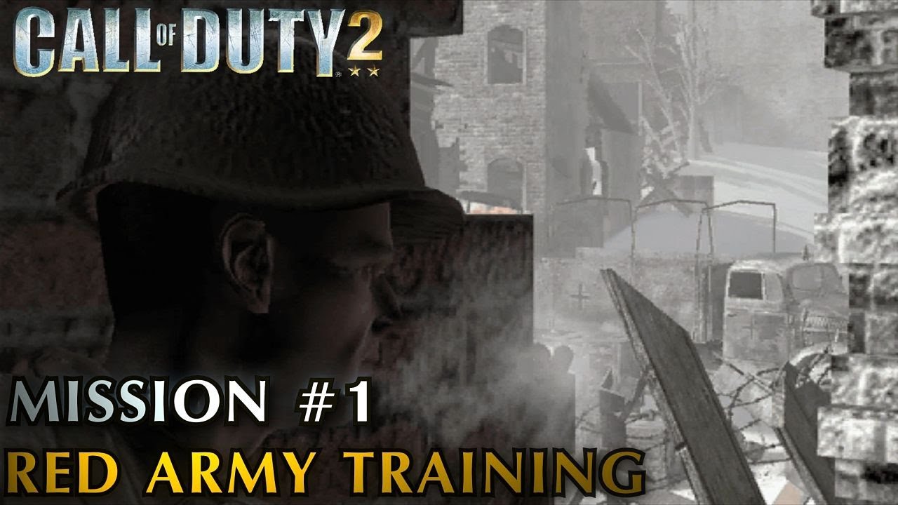 Call of Duty 2 - Intro & Mission #1 - Red Army Training (Soviet Campaign - Veteran)