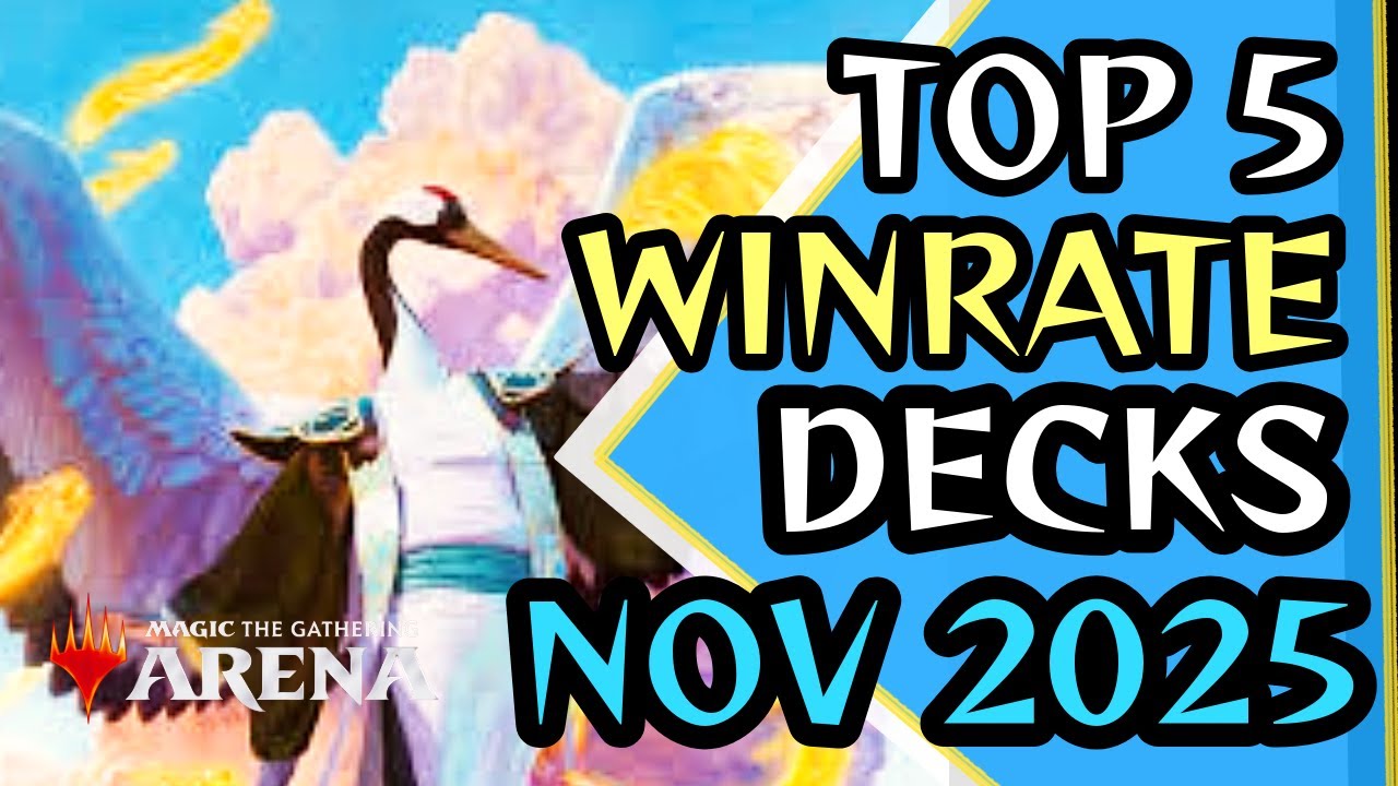 TOP 5 WINRATE DECKS FOR NOVEMBER 2025 | MTG Arena | Standard | Through the Omenpaths