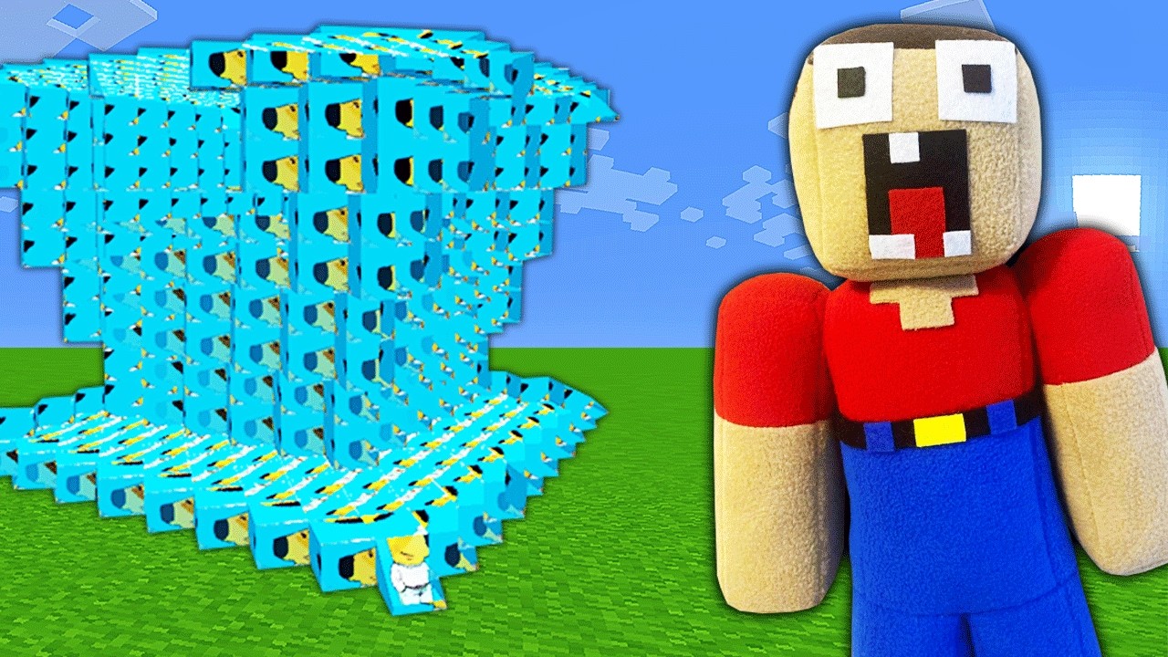 🌊🚽ЦУНАМИ ИЗ ЧИЛОВЫЙ ПАРЕНЬ В МАЙНКРАФТ! | Глазастая Морда Minecraft