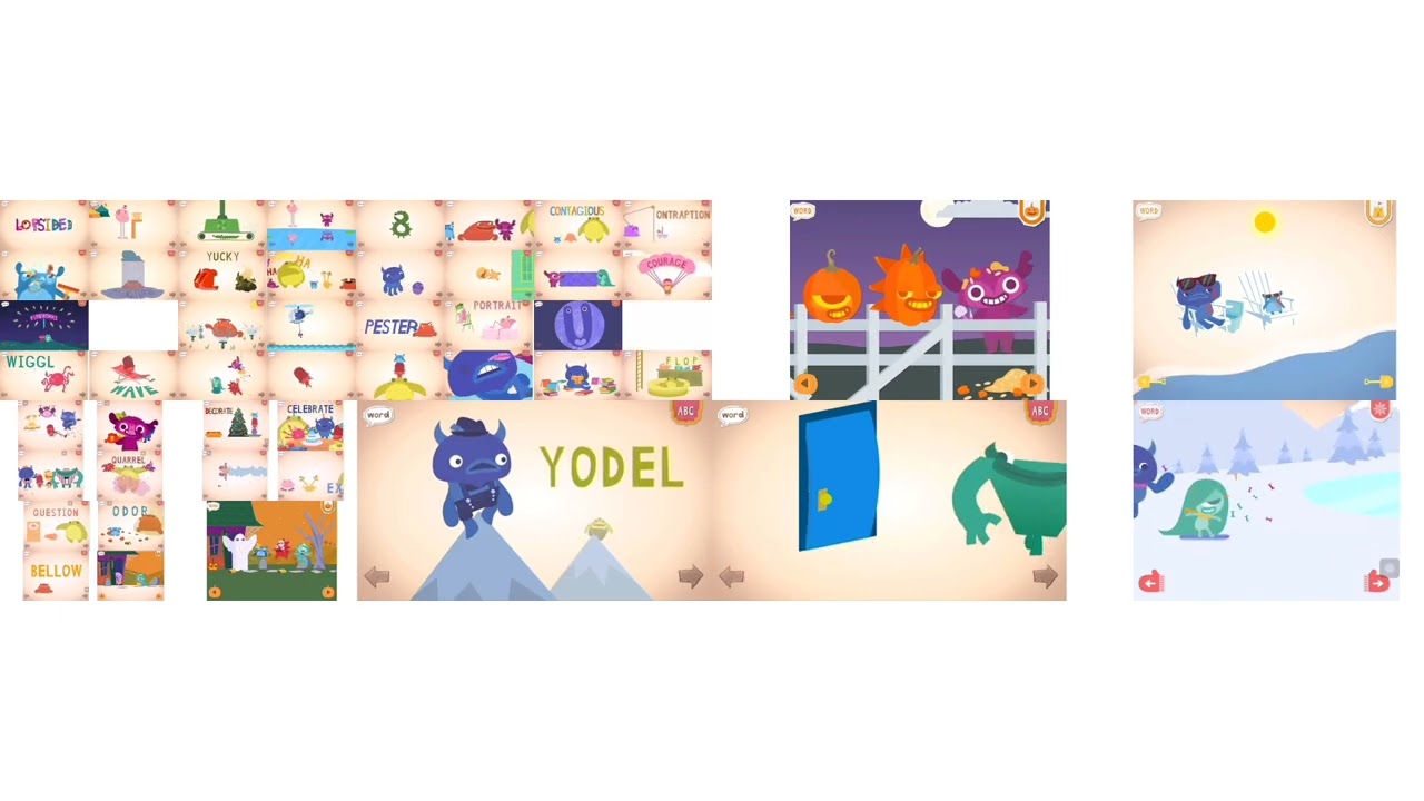 Endless alphabet ALL ONCE SAME TIME