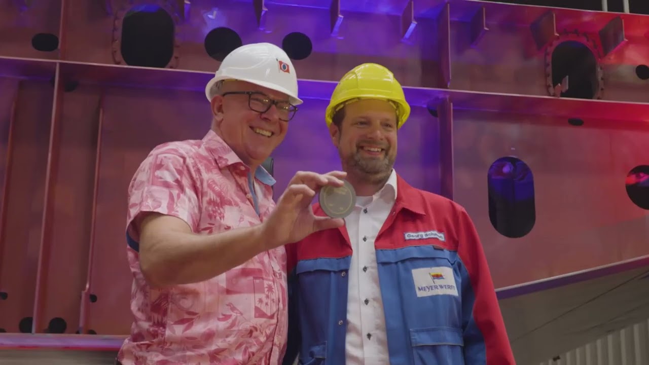 MEYER WERFT | Kiellegung/Keel Laying Carnival Festivale