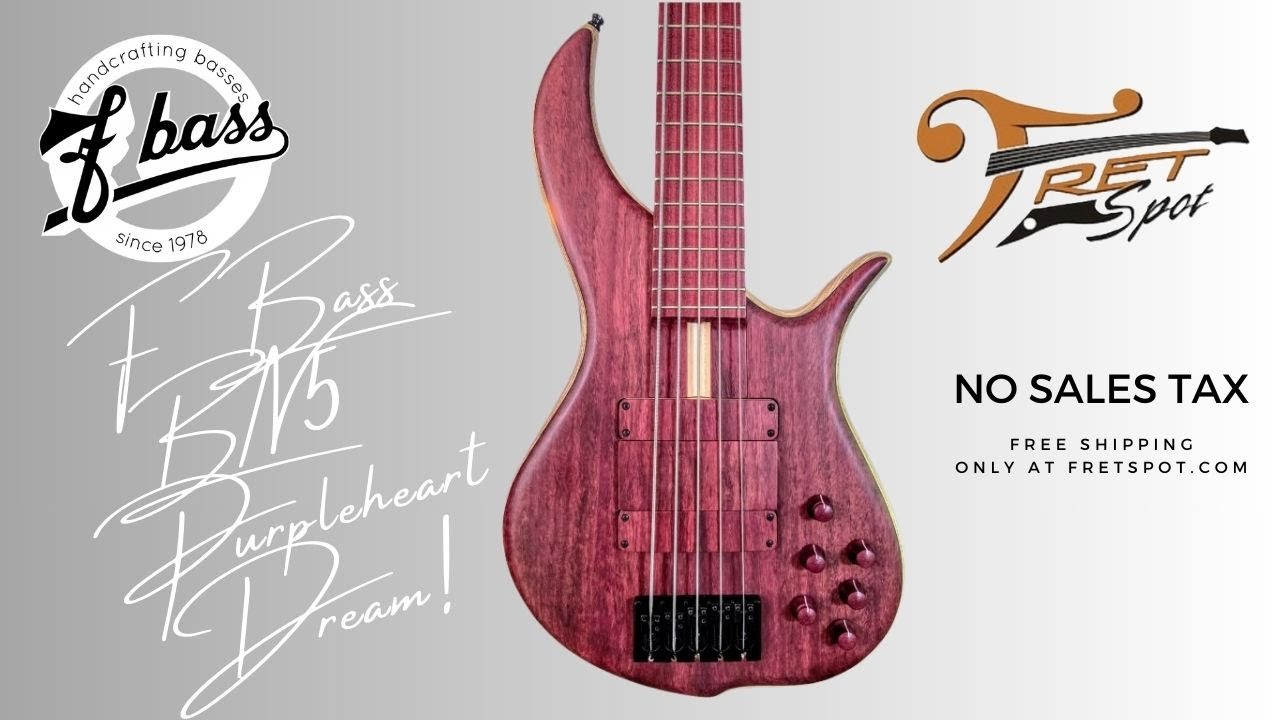 Mint Condition F Bass BN5 with a Purpleheart Top? Yes, Please!