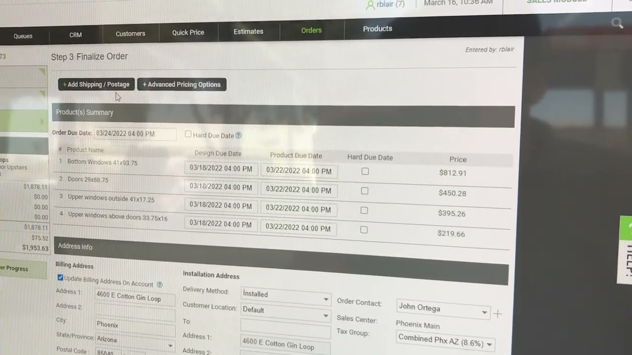 Sales| Corebridge| Applying a discount percentage to an entire order