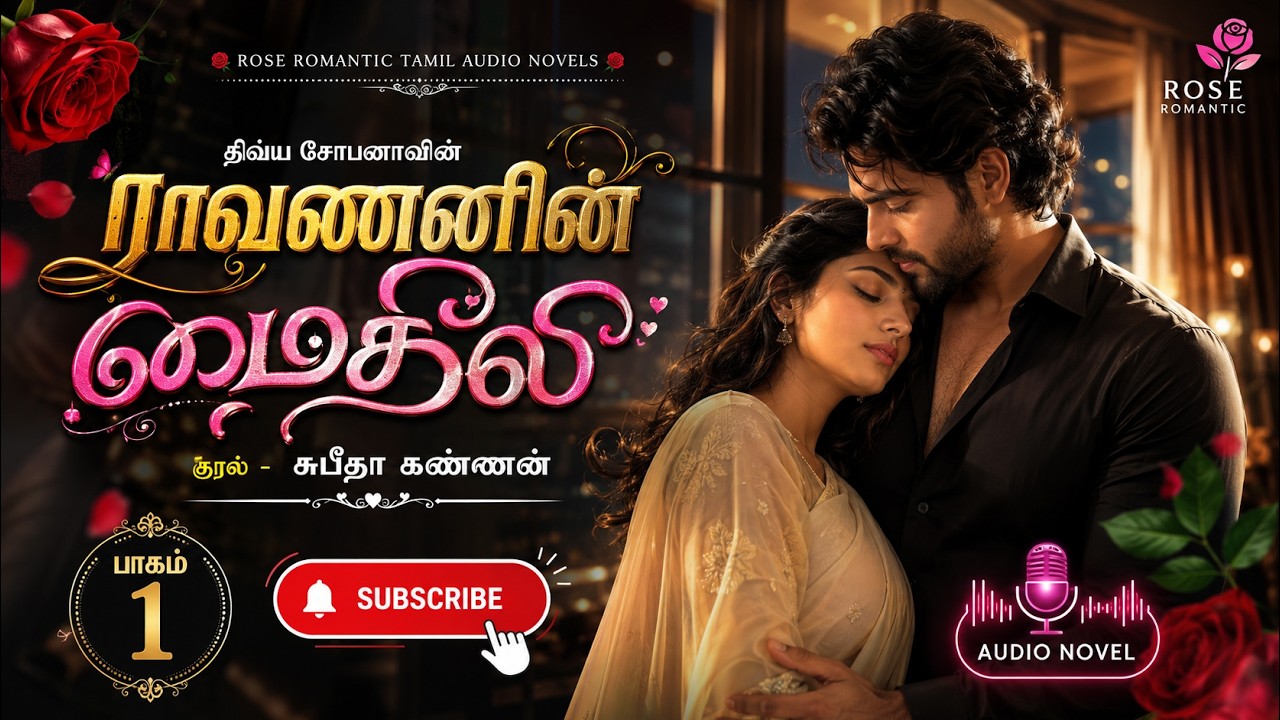 இராவணனின் மைதிலி1 |Divyashobana  novels|tamil novels audiobooks|romantic police  love novel|
