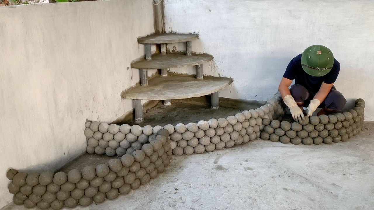 Amazing garden design ideas from cement - Cool garden at home for you