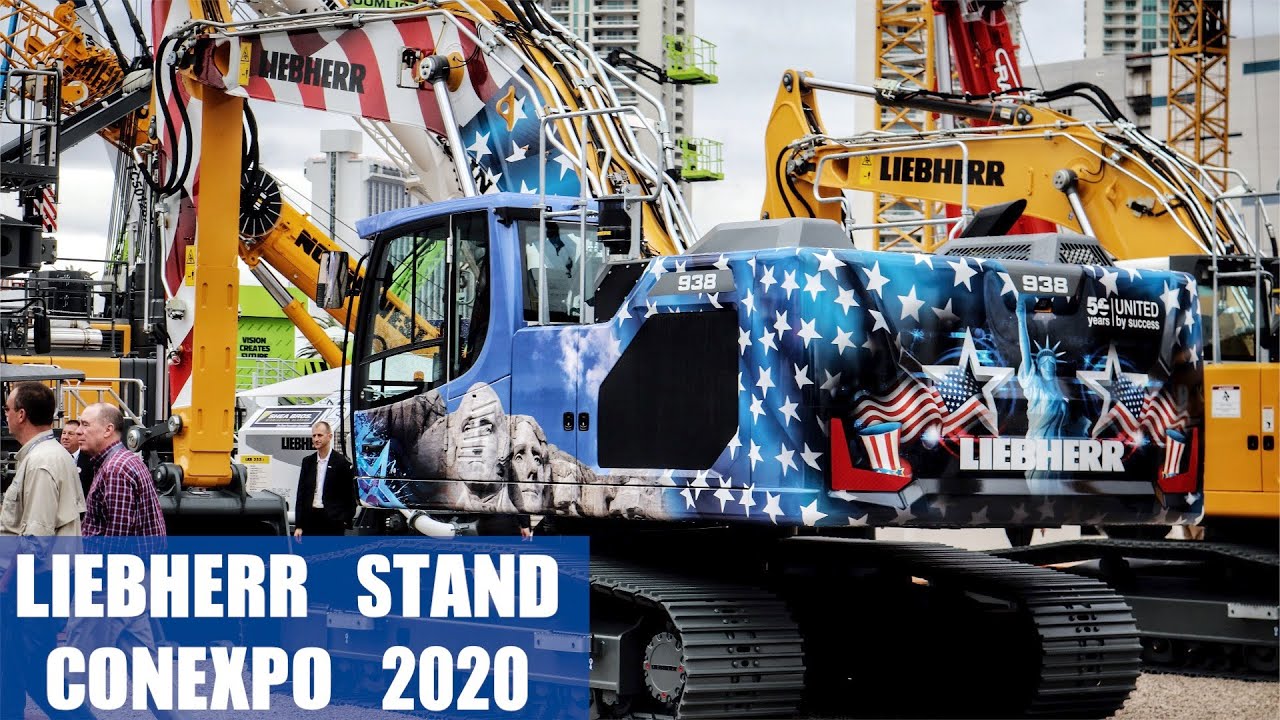 Liebherr Stand Walk Around ConExpo 2020 | 4K