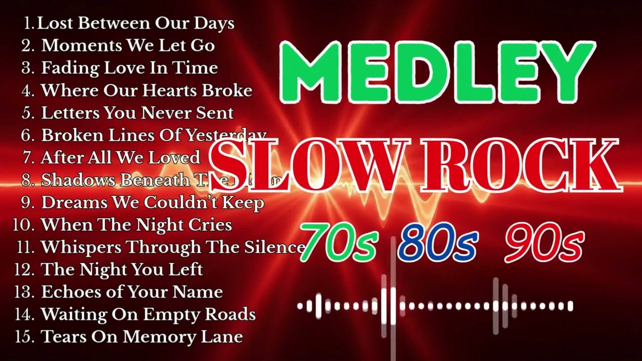 Nonstop Slow Rock Collection 🎶 Best Romantic Love Songs 70s 80s 90s