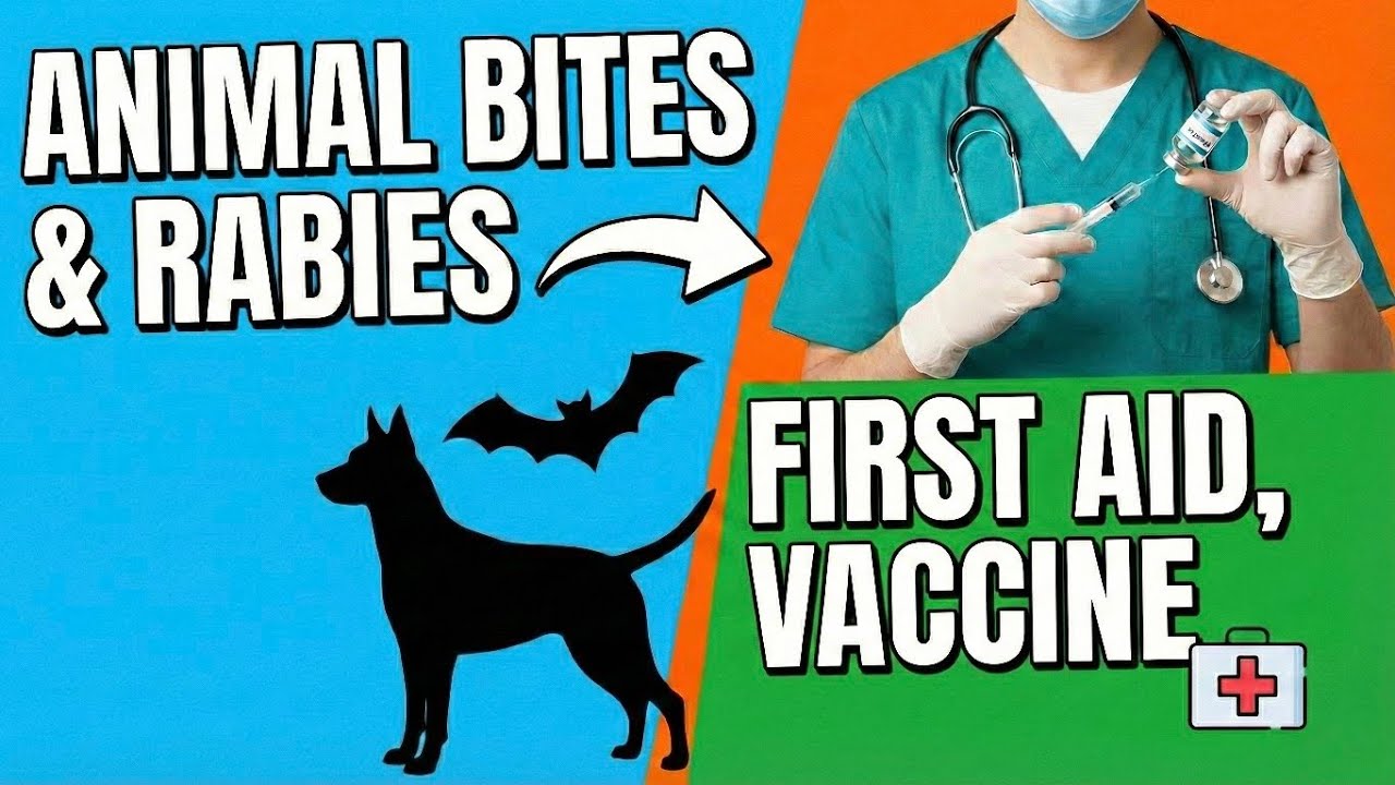 Animal Bite & Rabies | First Aid, Vaccine, RIG | Don’t Ignore Bites 