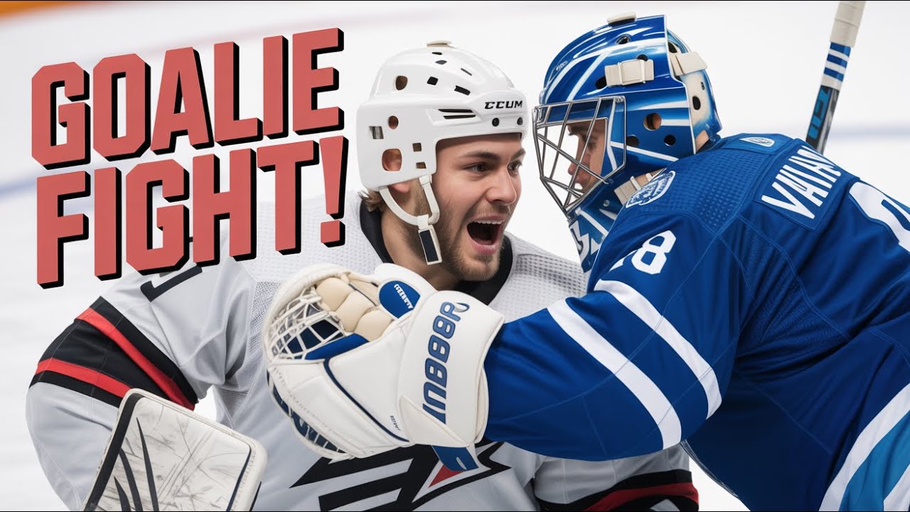 GOALIE FIGHT! Swayman Takes On Vasilevskiy at Stadium Series