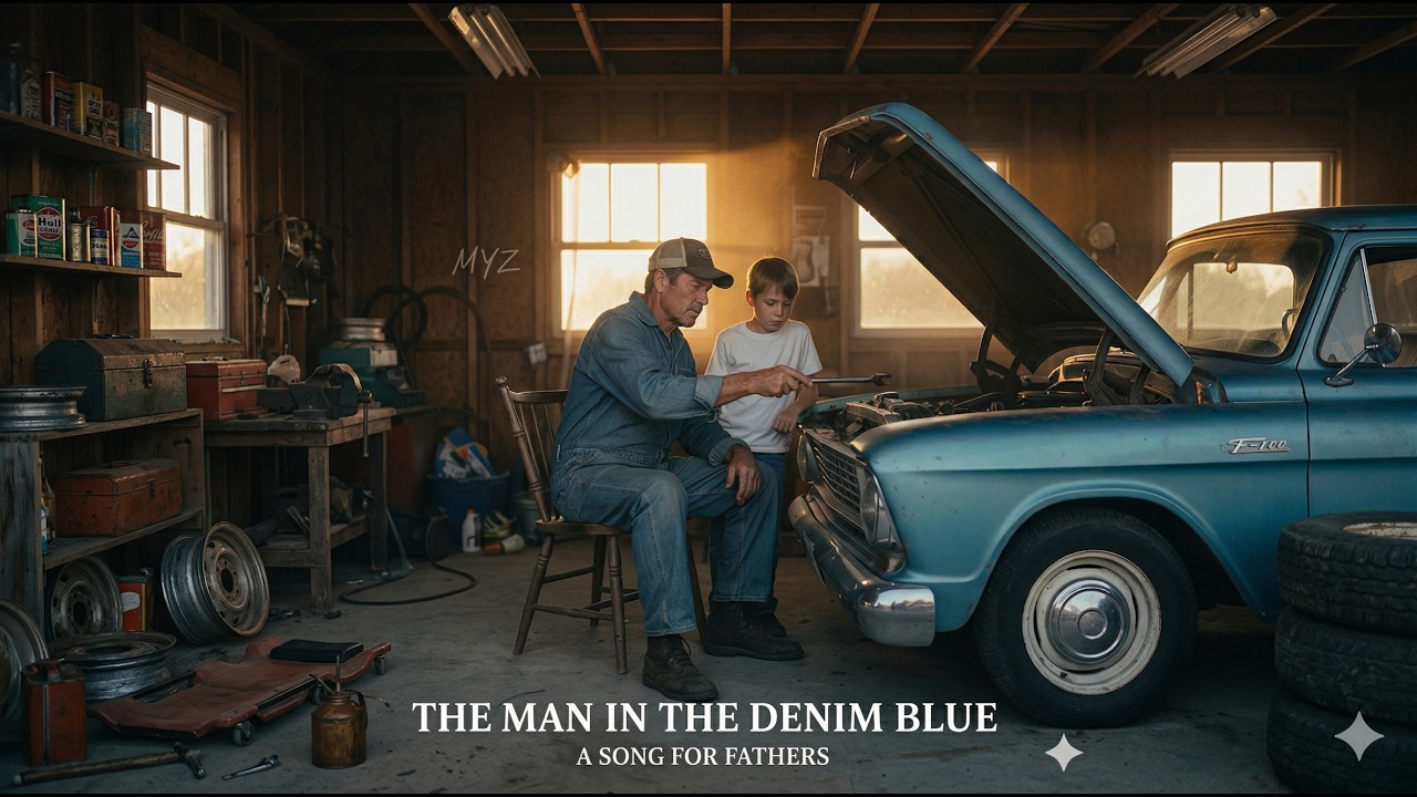 The Man in the Denim Blue - Myz (Official Country Ballad) | A Tribute to Dads