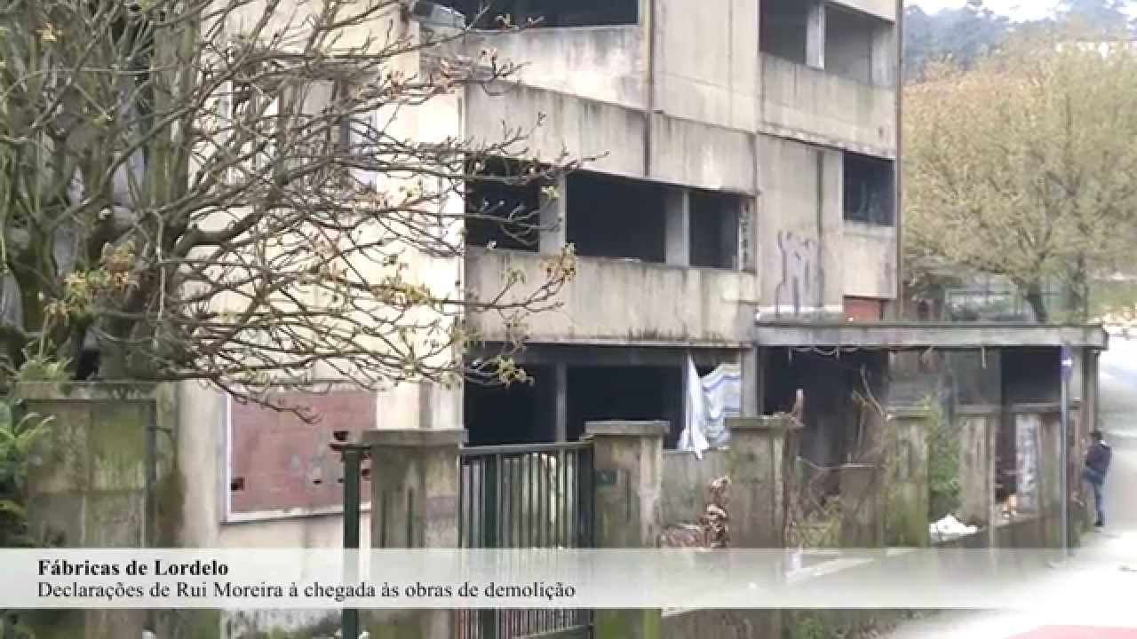 Declarações de Rui Moreira - Antigas fábricas de Lordelo