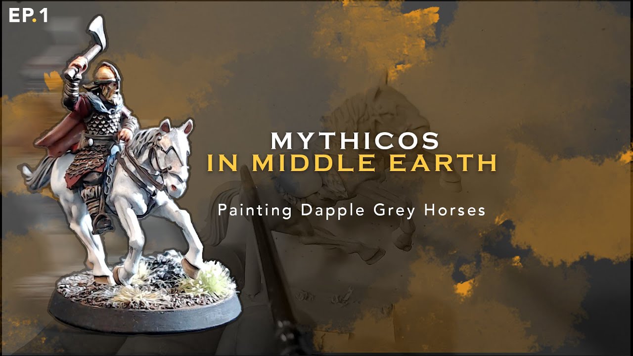 Mythicos Paints Episode 1: Painting Dapple Grey Horses