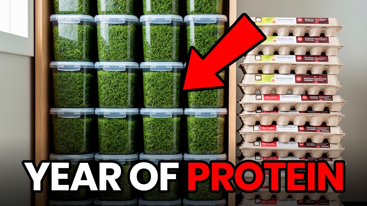 Grow A Year's Worth Of Protein In One Corner. Doubles Every 3 Days.