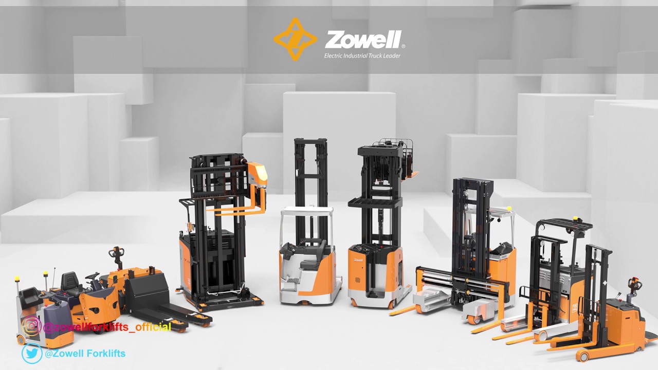 client case for Zowell lanch new Tri-lateral narrow aisle reach truck