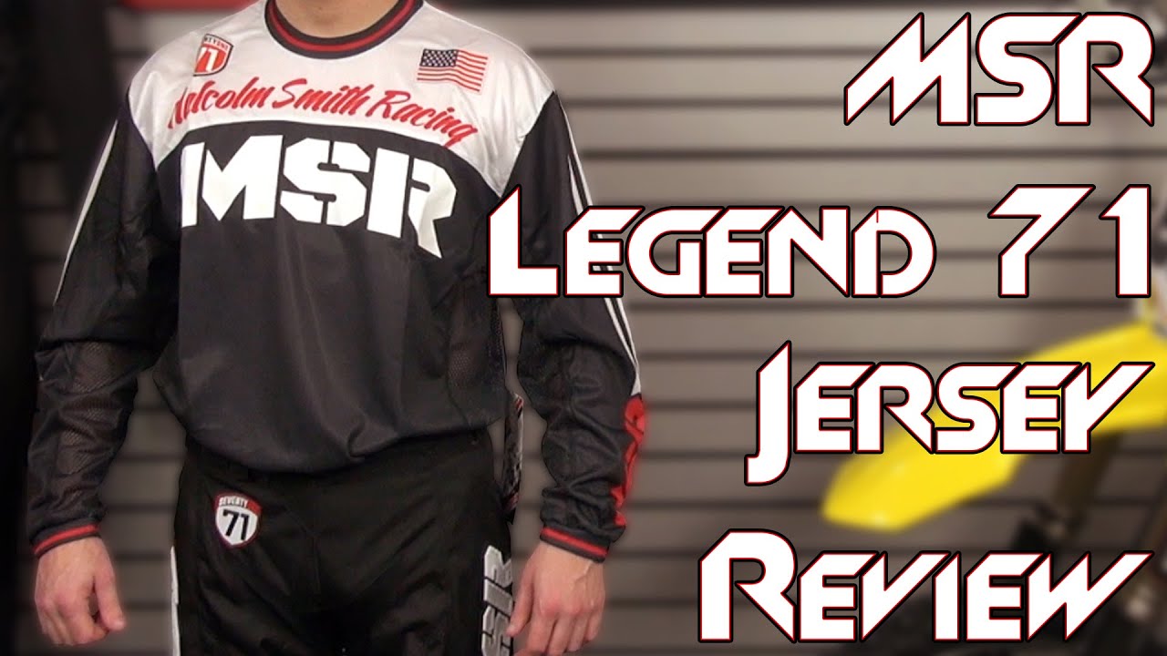 MSR Legend 71 Jersey Review from Sportbiketrackgear.com