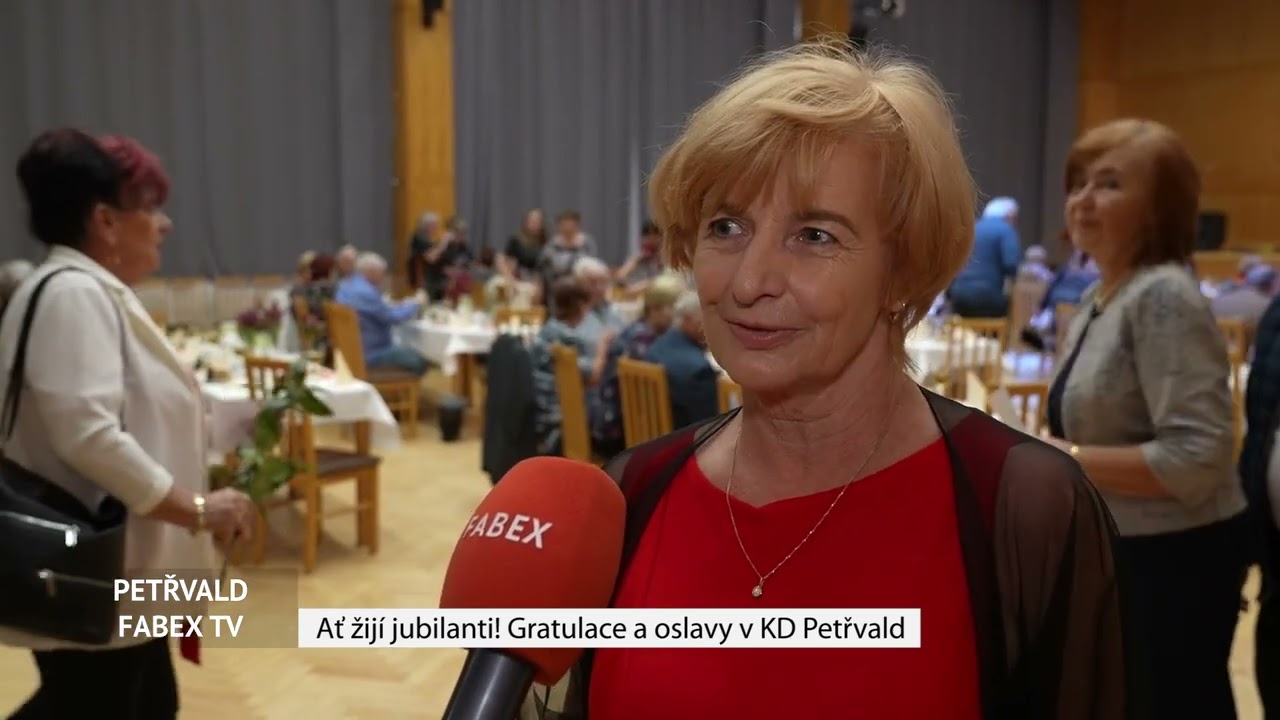 Petřvald - Slavnostní setkání jubilantů v Kulturním domě, 17.10.2025