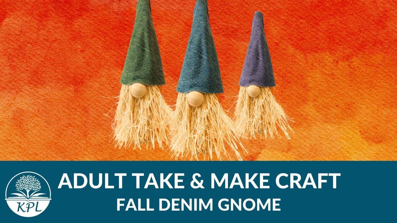 Adult Take and Make: Fall Denim Gnome
