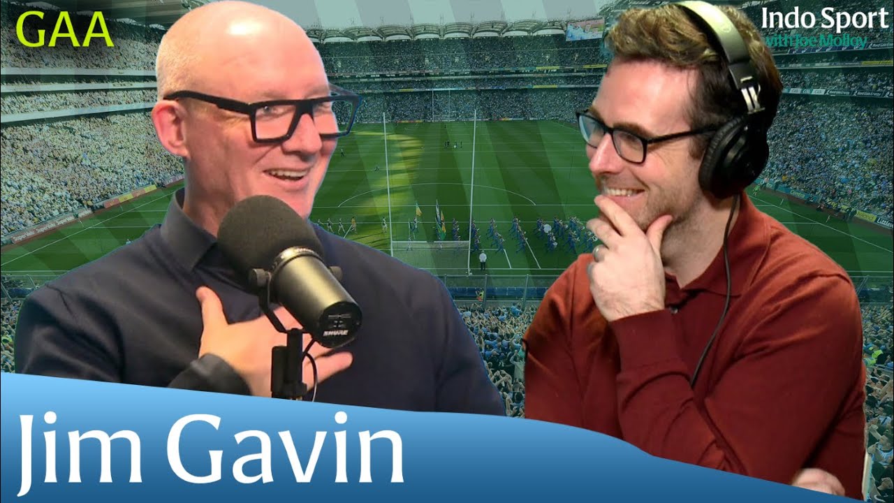 Jim Gavin in studio talking Gaelic football's new rules in 2025 and how it all happened