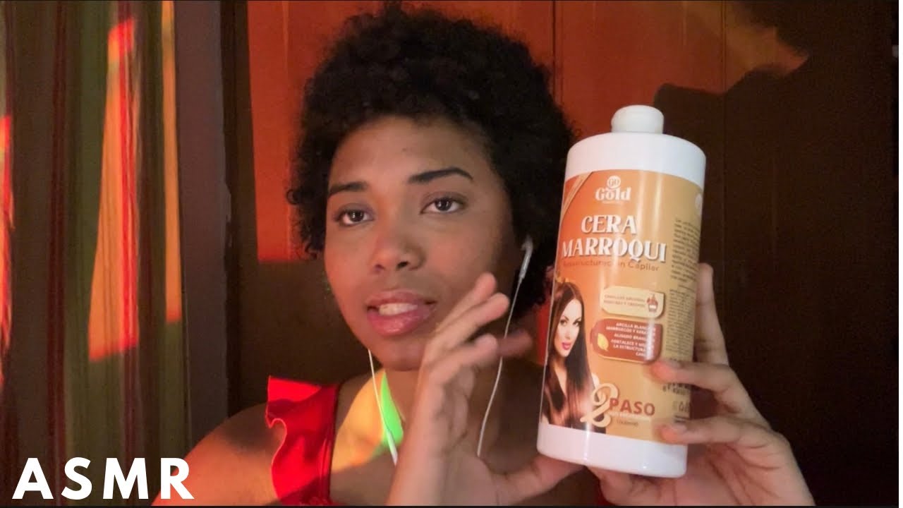 ASMR te hago un alisado permanente 🎀💁‍♀️ 