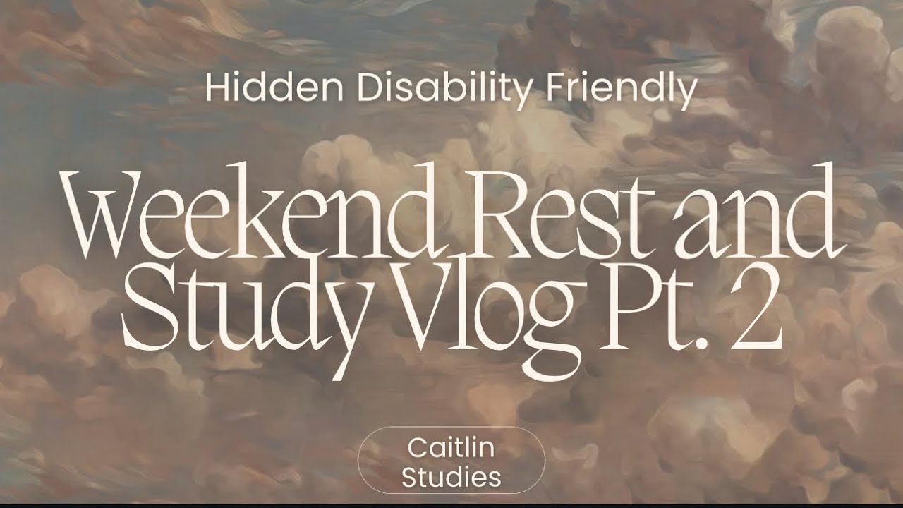 Weekend Rest and Study Vlog Pt. 2