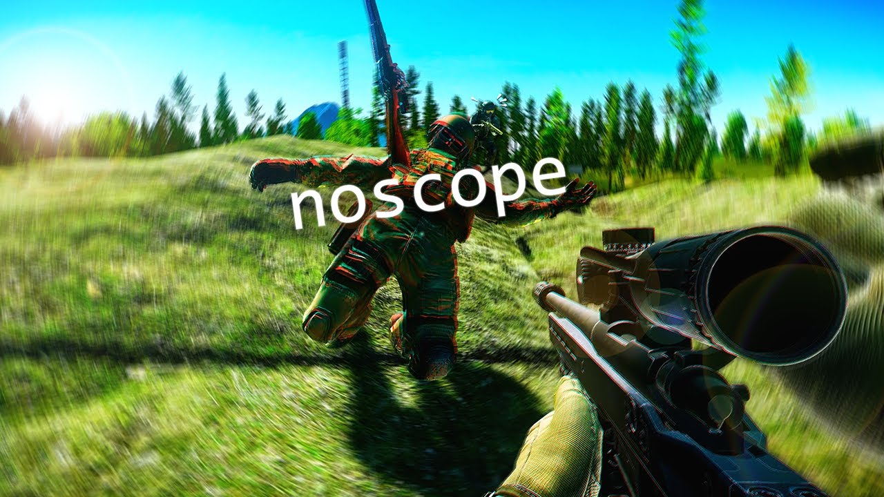 Upsetting people with a bolt action sniper..