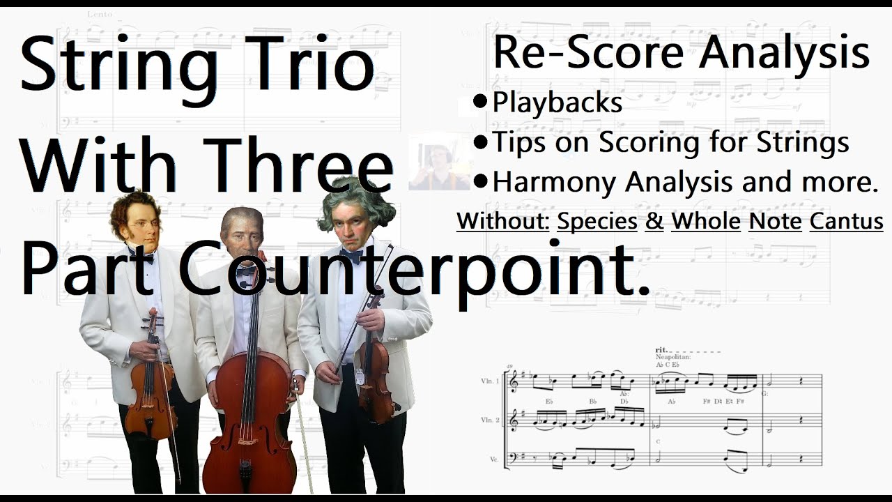 String Trio With Three Part Counterpoint