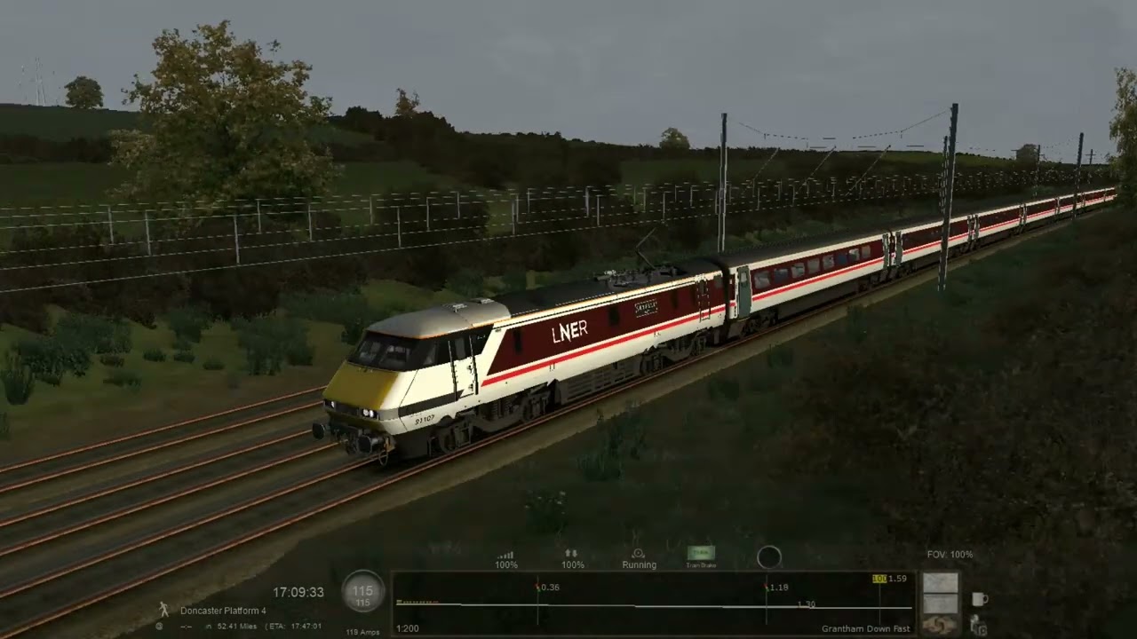 Train Simulator LNER 225 London King’s Cross to Leeds Pt 2