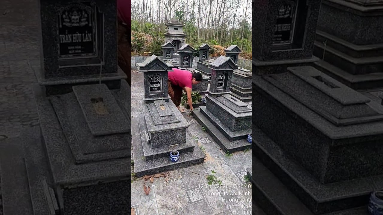 Cháu Sáng Hằng xin phép lên tạo mộ thắp hương cho ô bà, cha mẹ dượng Thanh,chuẩn bị đón năm mới 2026