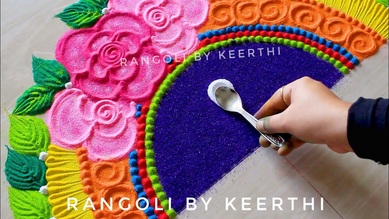 Vinayaka chavithi rangoli l Rangoli for pola l Rangoli designs vinayagar/ ganesh chaturthi rangoli