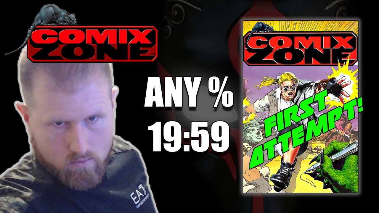 Comix Zone (Genesis) - Speedrun in 19:59 [INSANE First Attempt]