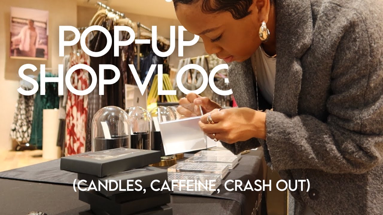 30 something diaries: owning a business is hardwork | pop-up vlog at anthropologie