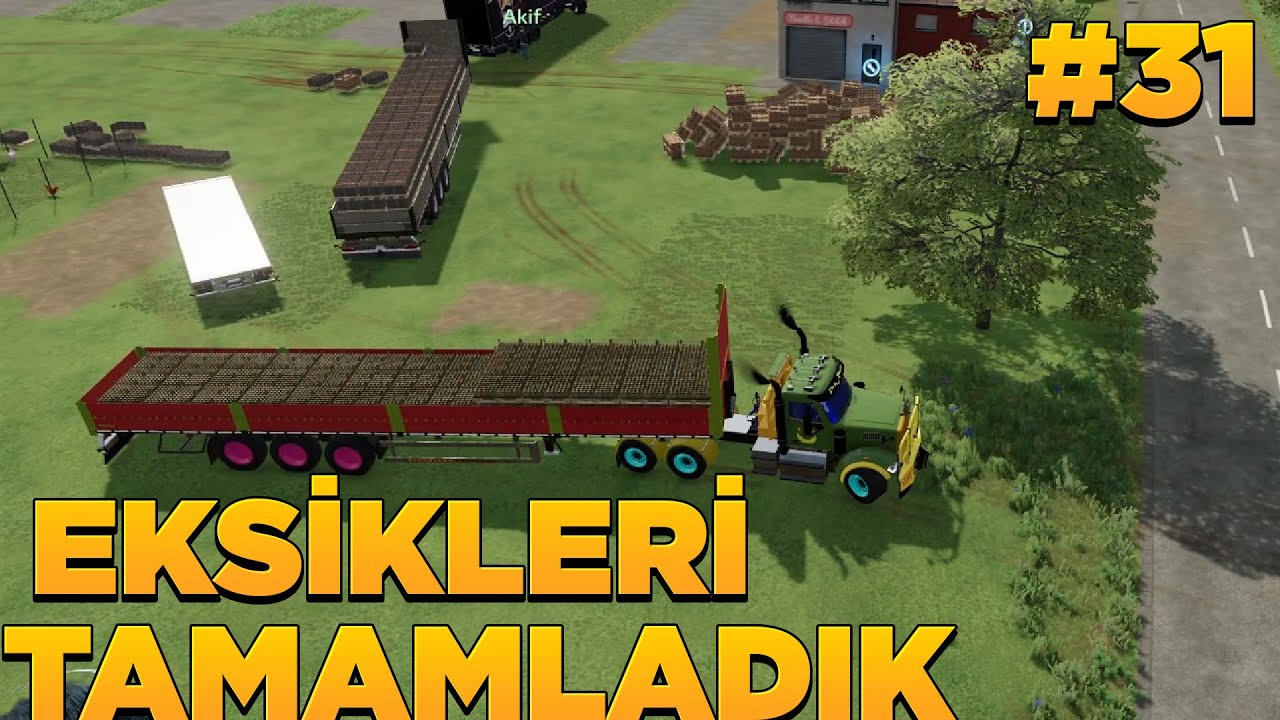4 TANE TIR EŞYA HAZIRLADIK | FARMİNG SİMULATOR 2022 | fs 22 türkçe oynanış | vadinin sahibi