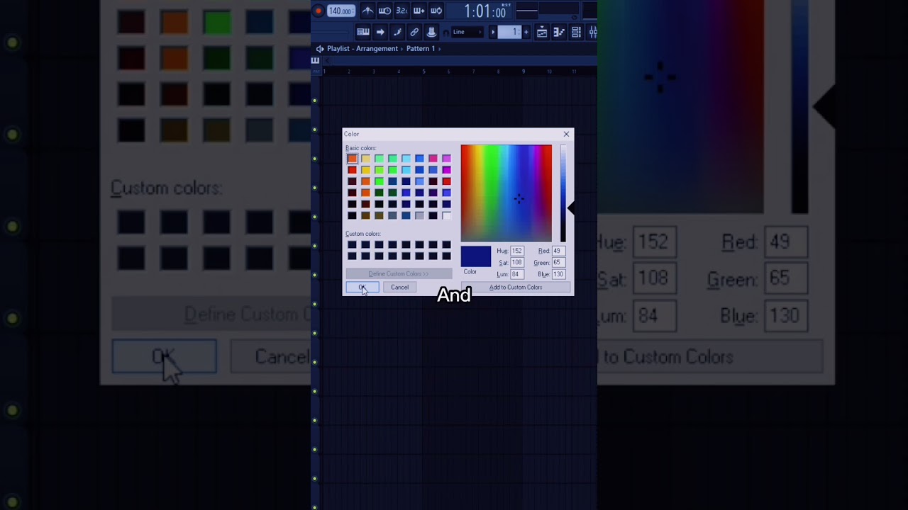 How To Change Color | FL Studio 20 #flstudio20 #producer #shorts