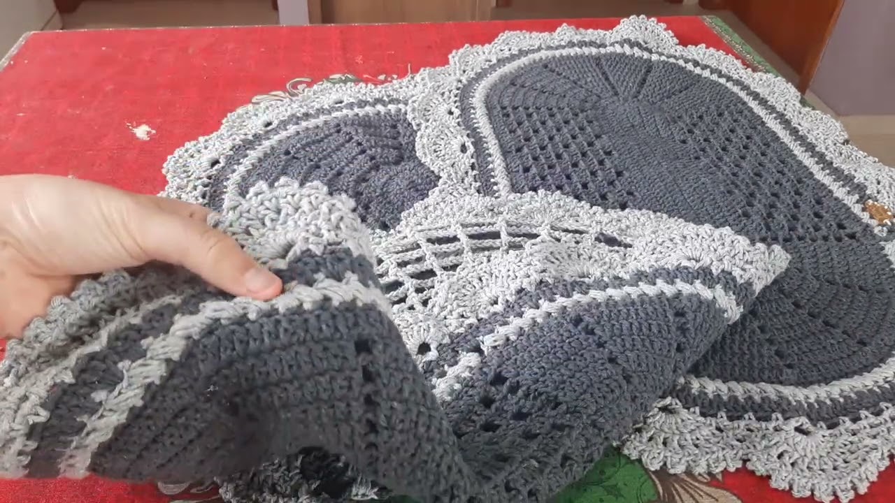 JOGO DE BANHEIRO #economico #croche #gastandopouco