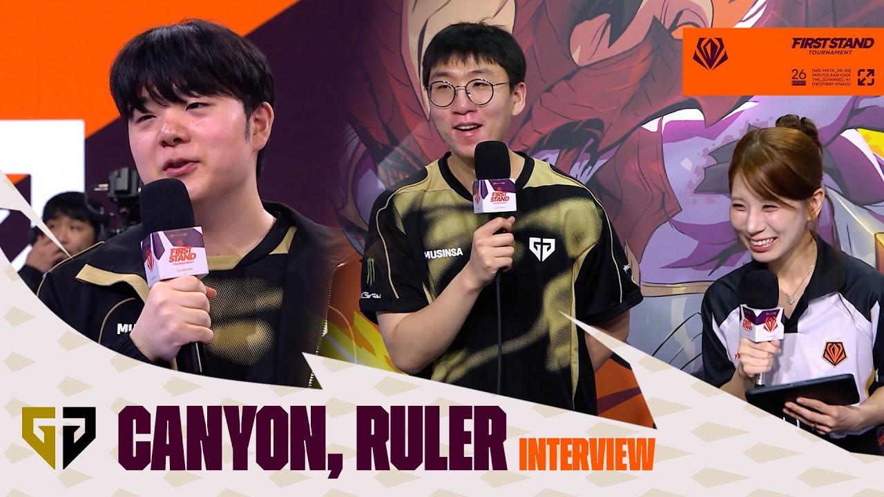 GEN Canyon, Ruler 인터뷰 | LYON vs GEN | 그룹 스테이지 Day 4 | 2026 퍼스트 스탠드 토너먼트