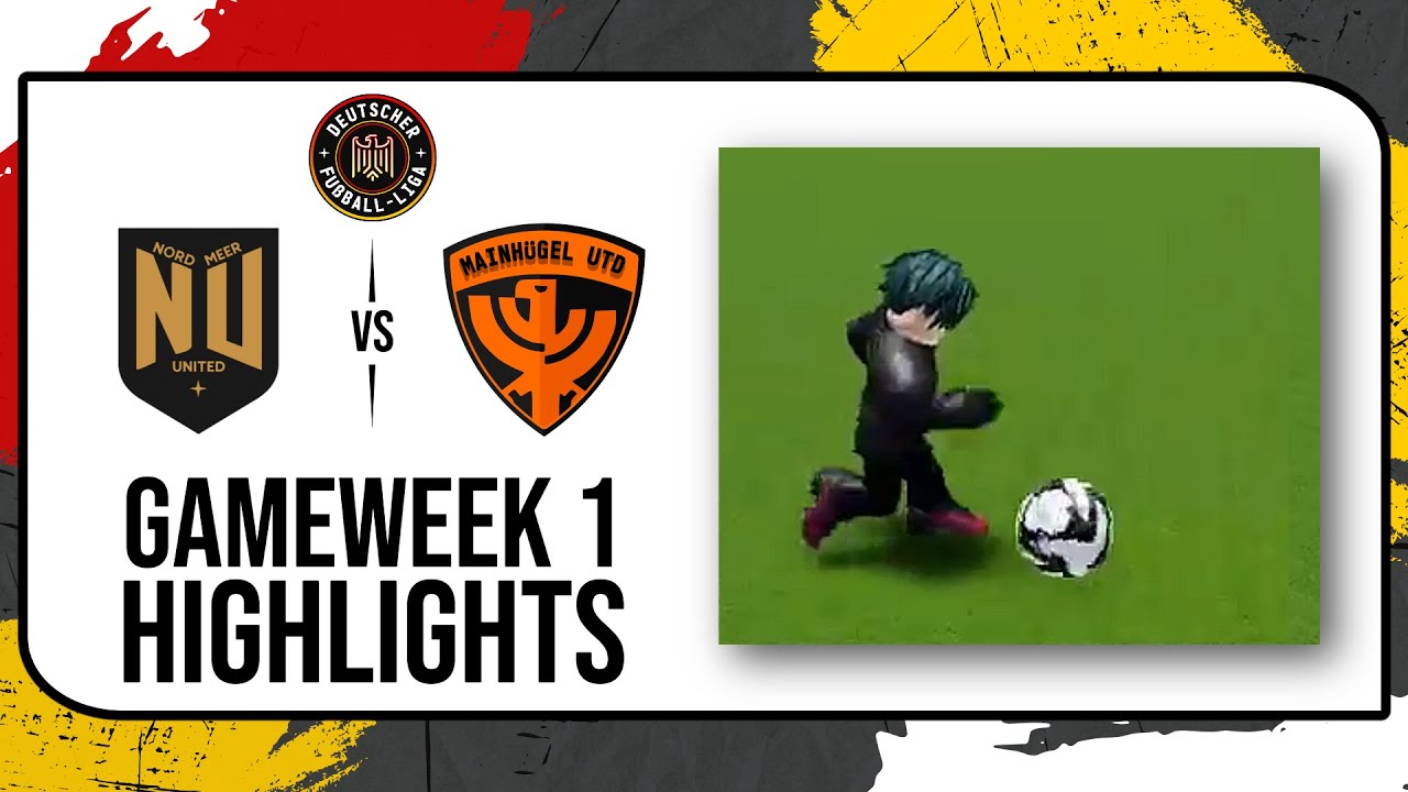 Nordmeer United против Mainh&uuml;gel United | RFL S1 &mdash; Немецкая футбольная лига [GW1]