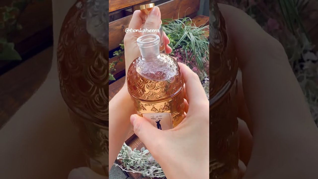 GUERLAIN LA PETITE ROBE NOIRE COUTURE BEE BOTTLE 250 ml UNBOXING & REFILLING РАСПАКОВКА ✔️TonkaBeens