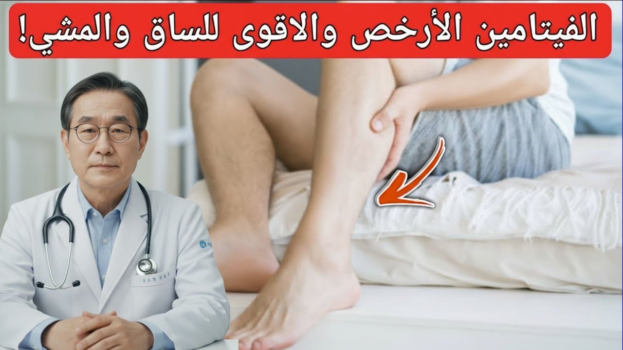 هل تعاني من ضعف الساقين؟ أفضل فيتامين للمشي بعد الستين او السبعين يمنع الجلطات/سر تقوية الساقين!